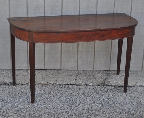 Large Federal Demilune Serving Table