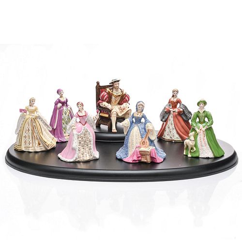 COMPTON AND WOODHOUSE FIGURINES, HENRY VIII AND WIVES