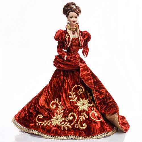 BARBIE COLLECTIBLES, HOLIDAY BALL PORCELAIN BARBIE
