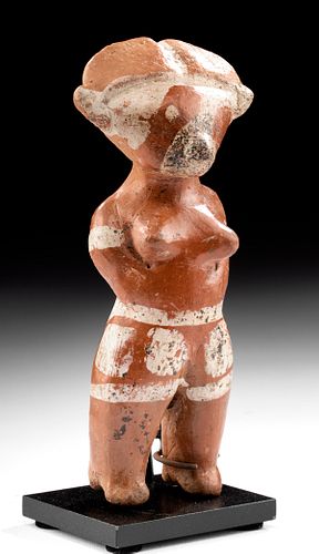 Fine Nayarit Chinesco Pottery Standing Female Figure