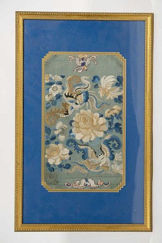 Fine Chinese Silk Embroidered Panel