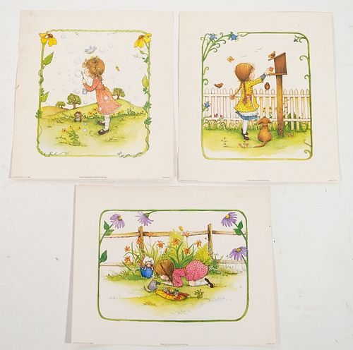 Group, 7 Children's Lithos by Donald Art Company