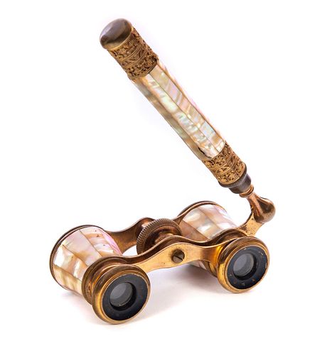 Mother Pearl Opera Glasses  with handle