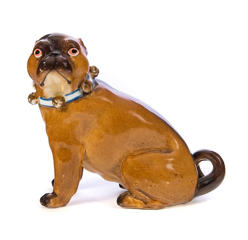 Porcelain Pug Dog