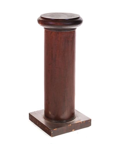 Large Mahogany Pedestal