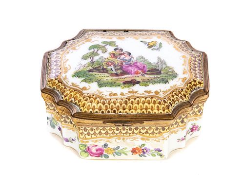 Edmé Samson French Porcelain Jewelry Box