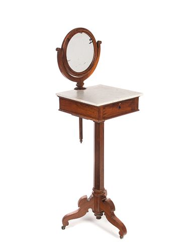 Victorian Marble Top Shaving Stand