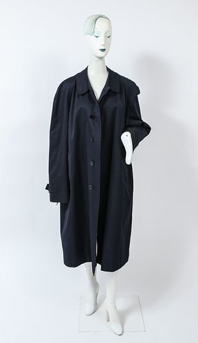 Burberry Navy Blue Trench Coat