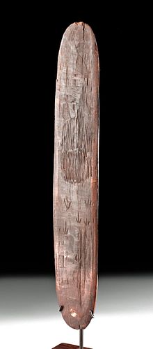 19th C. Aboriginal Wooden Tjurunga, ex McAlpine