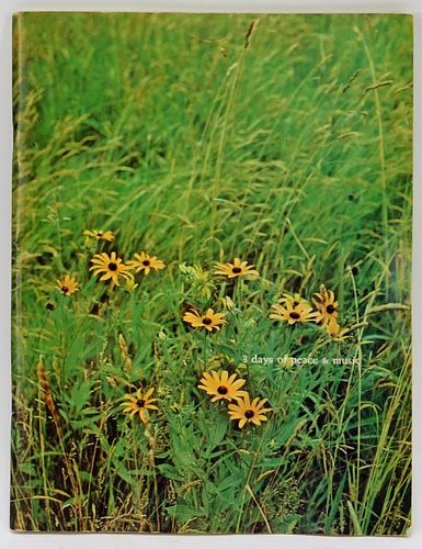 1969 Woodstock Festival Program Booklet