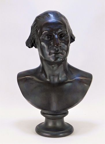 F. Barbedienne Bronze Bust of George Washington