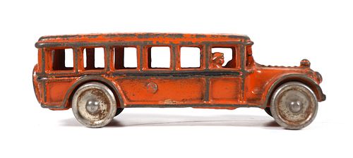HUBLEY Cast Iron Bus Toy