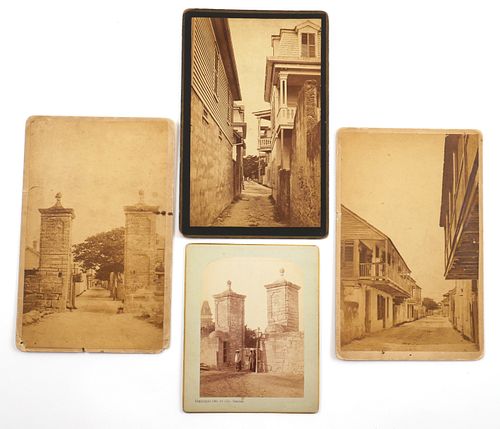 Four 1880s St. Augustine Photographs, Barker