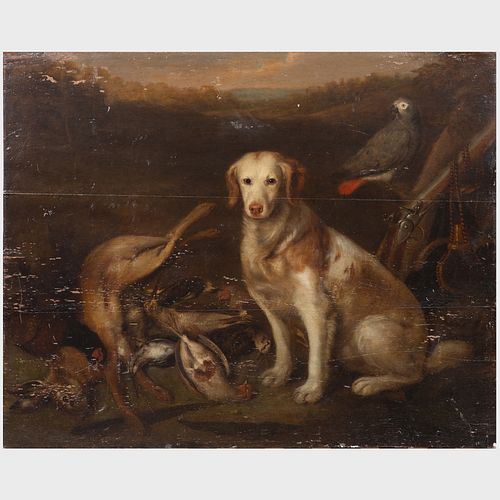 English School: Dog with Game