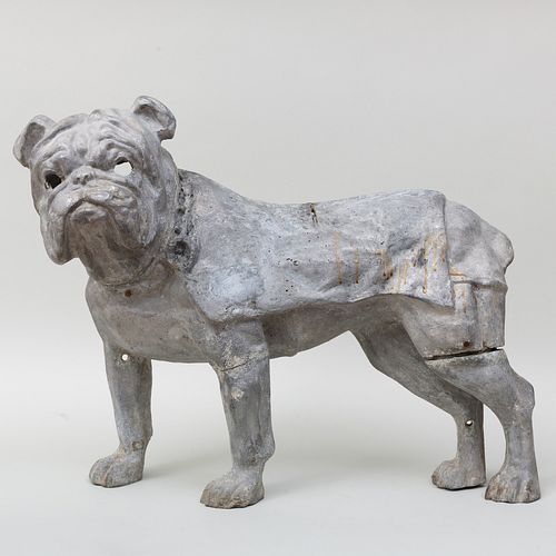 Zinc Model of a Bulldog