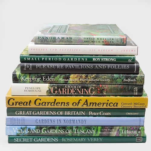 Group of Garden Library Books