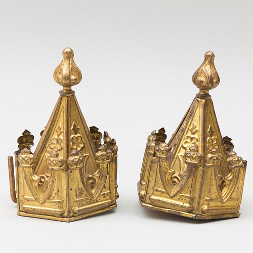 Two Pairs of Gothic Finials