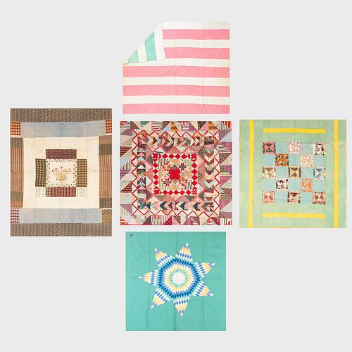 Group of Five Quilts