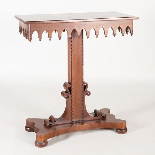 Victorian Neo-Gothic Mahogany Table