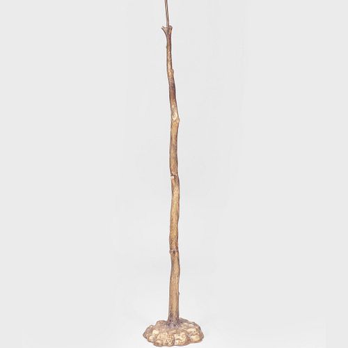 Gilt-Bronze Tree Form Floor Lamp, by Vaughan