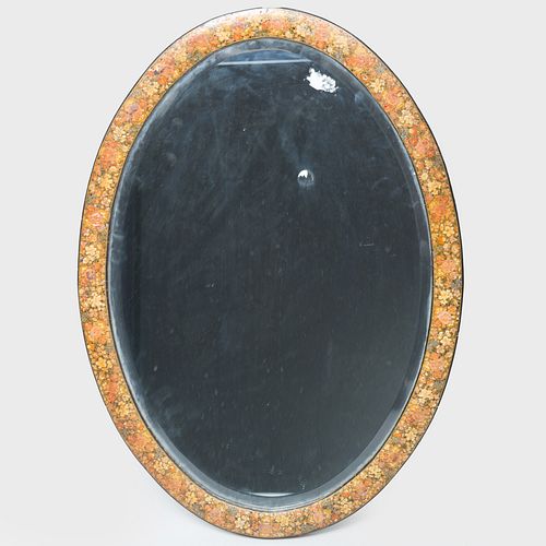 Indian Lacquer Dressing Mirror, Kashmir