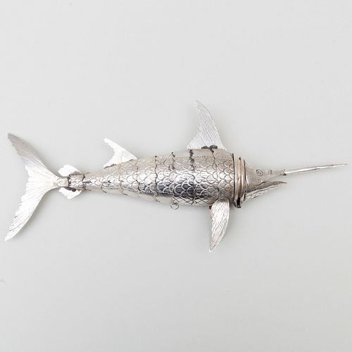 Indian Silver Model of a Sailfish