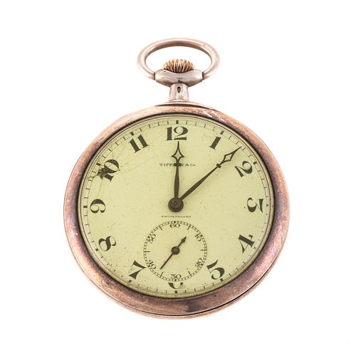 A Silver Open Face Pocket Watch by Longines
