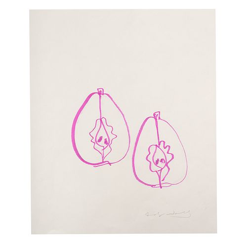 Andy Warhol. Pair Or Pears Purple