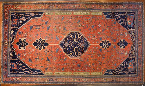 Antique Serapi Carpet, Persia, 11.10 x 20