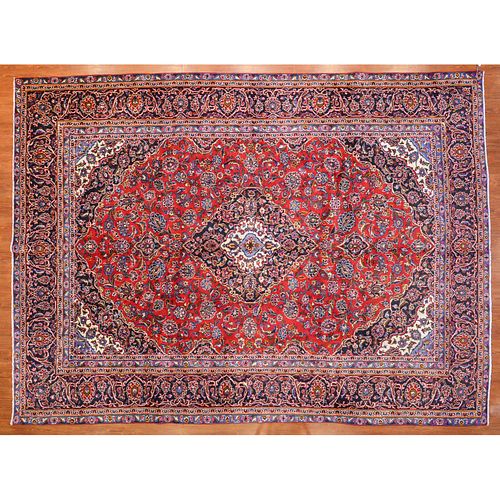 Kashan Carpet, Persia, 9.2 x 12.6