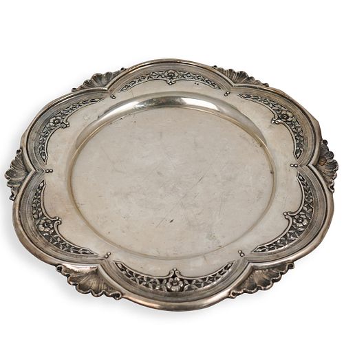 Sterling Silver Footed Tray