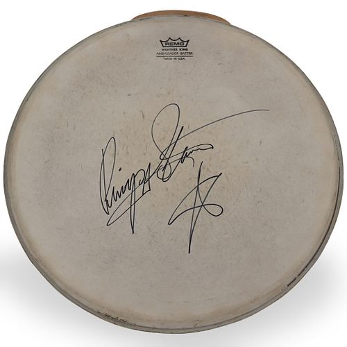 Ringo Starr Signed Drum Head