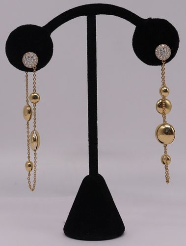 JEWELRY. Pair of Roberto Coin 18kt Gold and