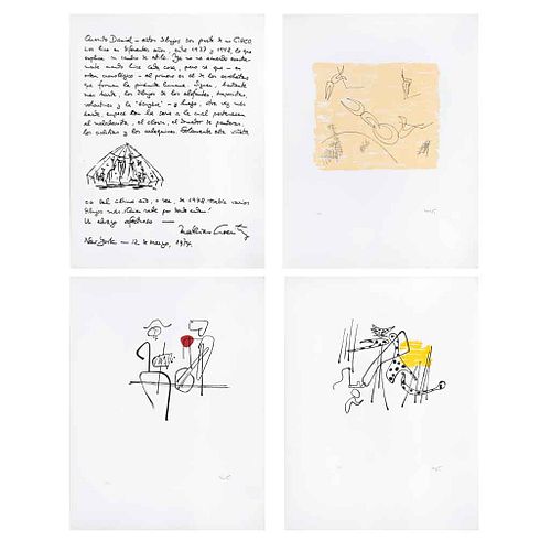 MATHIAS GOERITZ, El circo, 1949, Signed, Serigraphs HC, Different measurements, 11.8 x 9.2" (30 x 23. 5 cm), Pieces: 11