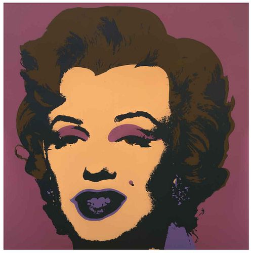 ANDY WARHOL, II.27: Marilyn Monroe, With seal on the back "Fill in your own signature", Serigraph, 35.4 x 35.4" (90 x 90 cm)
