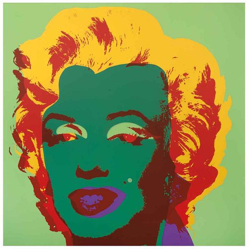ANDY WARHOL, II.25: Marylin Monroe, With seal on the back "Fill in your own signature", Serigraph, 35.4 x 35.4" (90 x 90 cm)