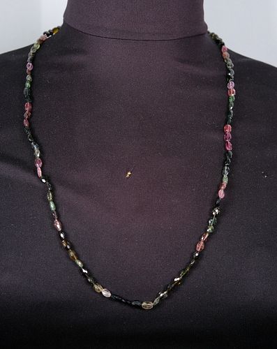 Natural Multi Color Tourmaline Necklace, 533 CTTW