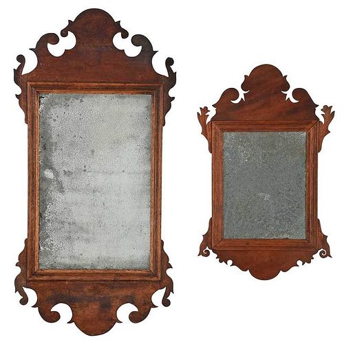 Two American Federal Mirrors, Old Surfaces