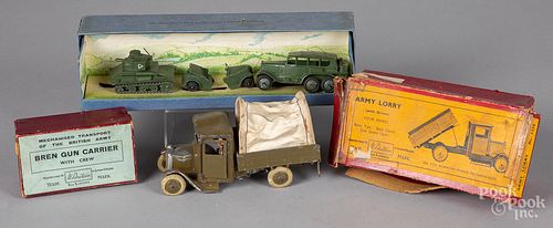 Britain Army Lorry truck, with original box, etc.