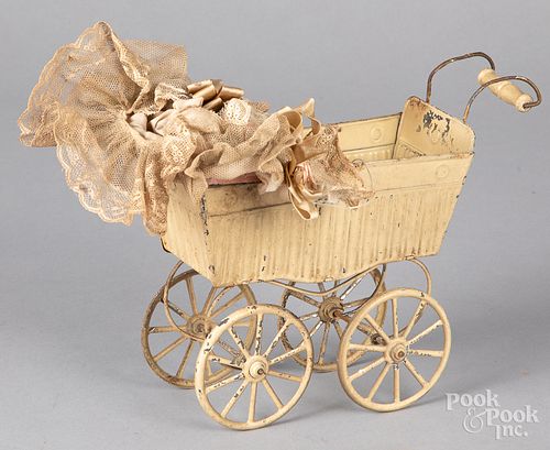 German Goso tin baby carriage