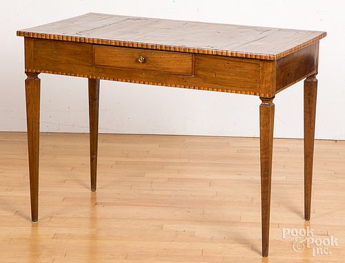 Italian parquetry dressing table, early 19th c.