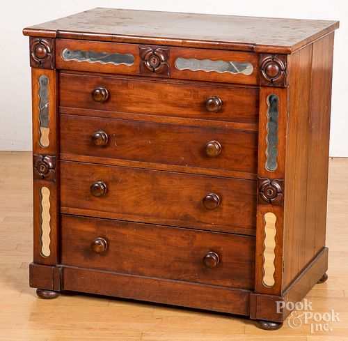 Victorian mahogany chest.