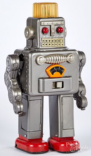 Japanese Linemar tin battery smoking robot