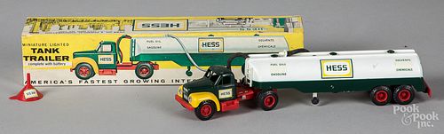 Boxed Hess tanker truck