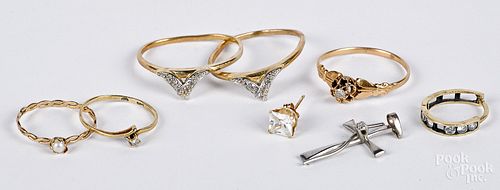 14K gold diamond and gemstone jewelry