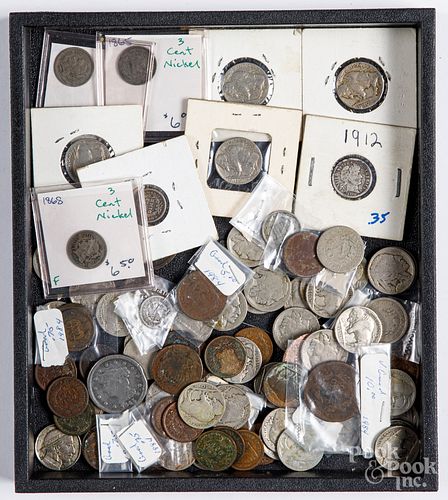 Collection of early US coins,