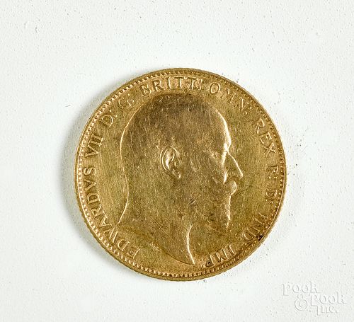 1907 gold sovereign.