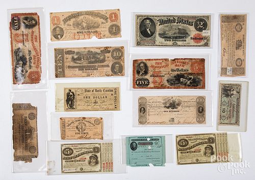 Paper currency and certificates