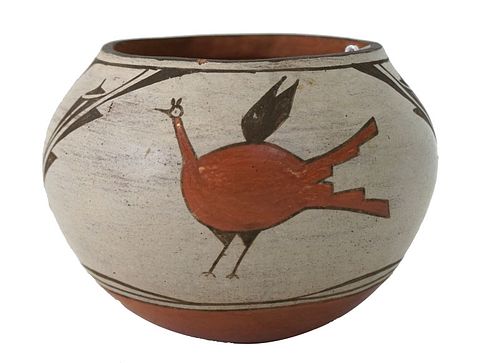 Native American Zia Ceramic Pottery Vase