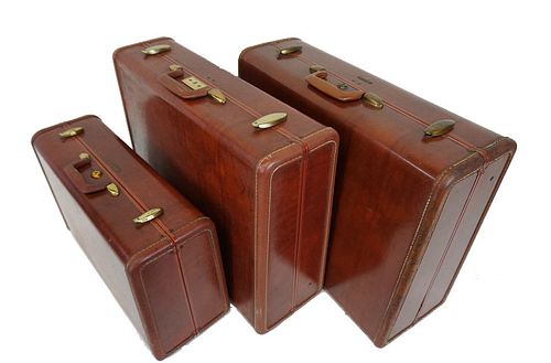 Three (3) Vintage Samsonite Hardcase Luggage Set